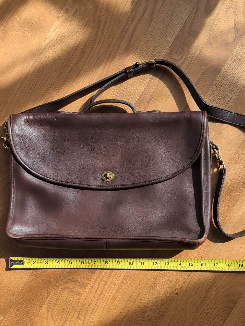 Vintage Coach Lexington Brief, Brown #5265